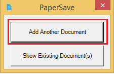 Add document option from the record within Batch section